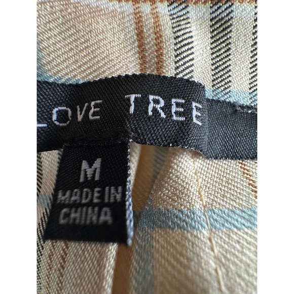 Love Tree Pleated paid skirt size M - Picture 5 of 7